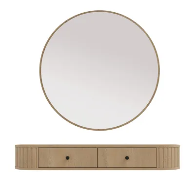 AX Living Konsolentisch Eiche 123x17.5x35.9 cm