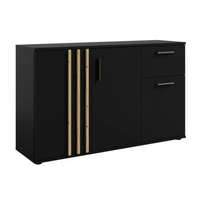 AX Living Sideboard Schwarz 120x73x35 cm