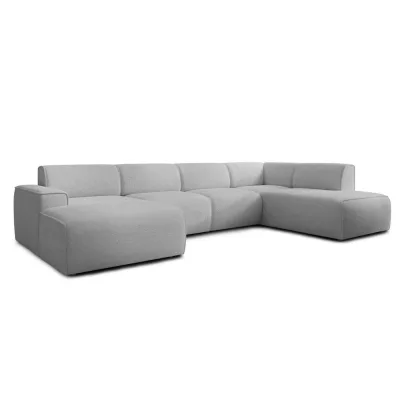 AX Living Wohnlandschaft Hellgrau 378x78x220 cm