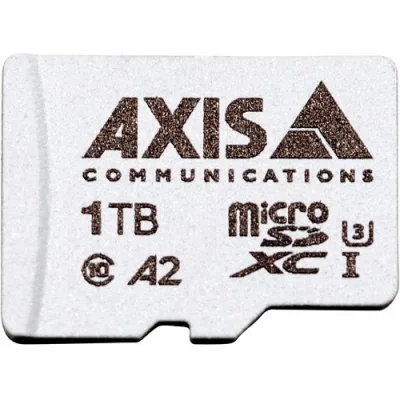AXIS 02366-001 Hochbelastbare microSDXC-Karte 1TB Optimiert für Überwachungskameras Inklusive SD-Kartenadapter Gesundheitsüberwachung bereit