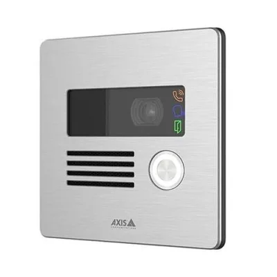 Axis Communications Sprechanlage 01995-001 Videogegensprechanlage mit hoher Auflösung und Smartphoneanruf, App gesteuert, professionelle Türsprechanlage