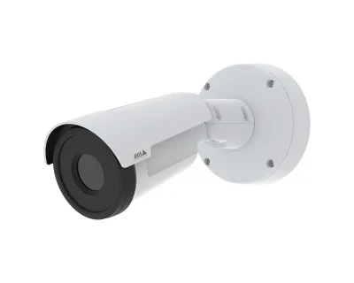 Axis Communications Wärmebildkamera Bullet 02951-001 mit hoher Megapixel Auflösung, Thermalkamera mit Branderkennung