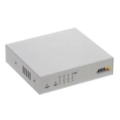 AXIS D8004 Unmanaged PoE-Switch 60W PoE-Leistungsbudget 4 Ports 10/100 Mbps Handflächengroßes Metallgehäuse