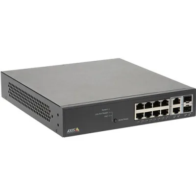 AXIS T8508 PoE+ Netzwerk-Switch 8 Ports Gigabit lüfterlos für geräuscharme Umgebungen einfache Installation und erweiterte Netzwerkkapazität