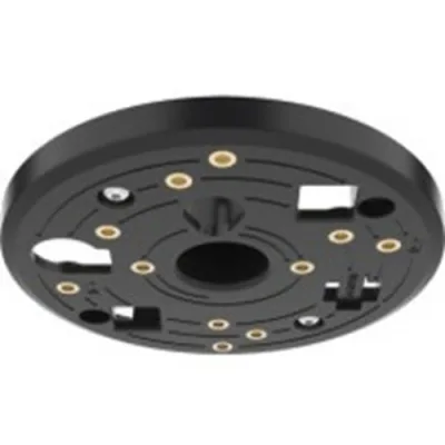 AXIS T91A33 Lichtschienenhalterung 4er-Pack Schwarz Schnelle flexible Installation kompatibel mit 3-Phasen-Lichtschienensystemen und linearen Kanalsystemen
