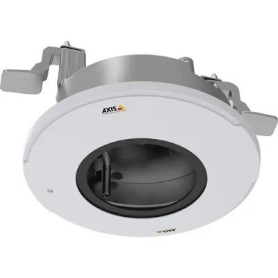 AXIS TP3201 Unterputzgehäuse für Innenräume mit schneller Installation und Mikrofonoption kompatibel mit Axis Fixed-Dome-Kameras