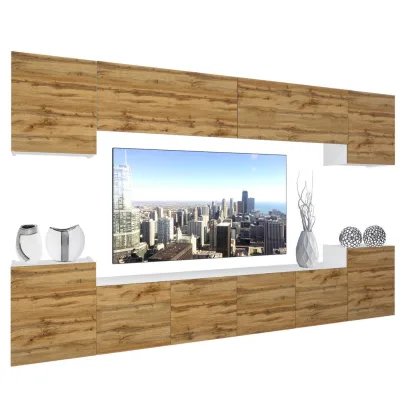 B Belini Group Wohnzimmerwand Braun 300x180x36 cm