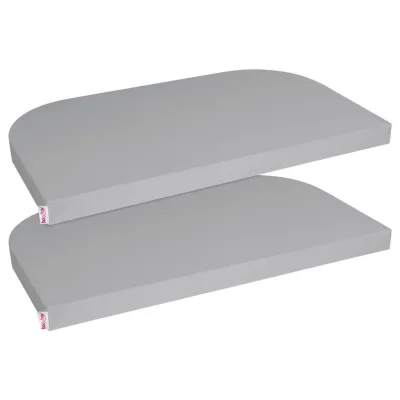 Babybay Matratzenbezug Grau 50x6x89 cm