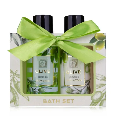 Badeset OLIVE in Geschenkbox