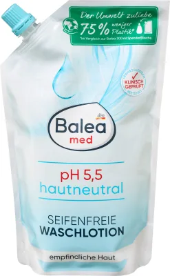 Balea med Waschlotion seifenfrei &amp; hautneutral Nachfüllpack, 500 ml