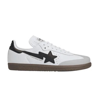 BAPE x adidas Samba White Black Gum