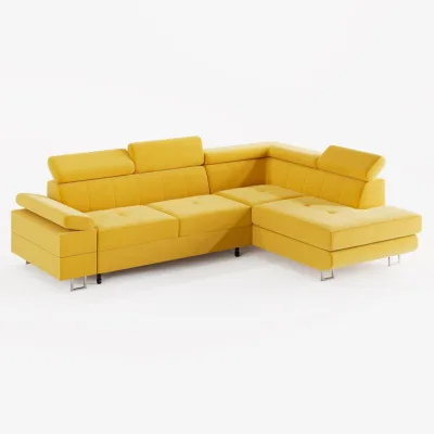 Barchello Ecksofa Gelb 253x190 cm