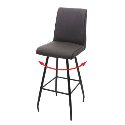 MCW Barhocker Grau, Braun 41x111x51 cm