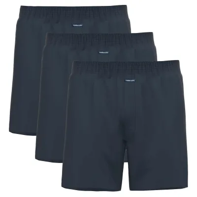 Basic Cotton Boxer Short 3P Herren Boxershort