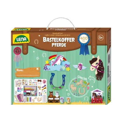 Bastelkoffer Pferde, Premium