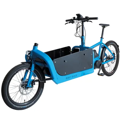 BBF Miami Lastenfahrrad E Bike 26/20 Zoll Lastenrad Lasten E Bike Cargobikes Lastenbike Pedelec Transportrad Fahrrad mit Ladefläche