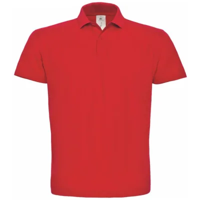 B&C Cotton Classics-01.ID01 Piqué Polo Gr. 3XL red