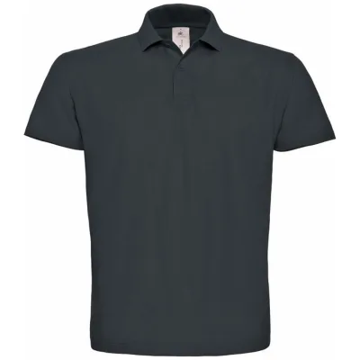 B&C Cotton Classics-01.ID01 Piqué Polo Gr. L anthracite