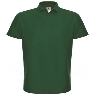 B&C Cotton Classics-01.ID01 Piqué Polo Gr. S bottle green