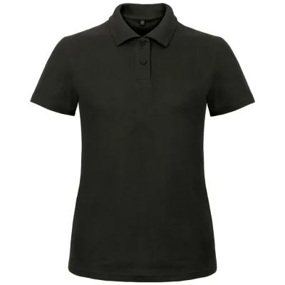 B&C Piqué Poloshirt Damen 01.ID10 Gr. M black