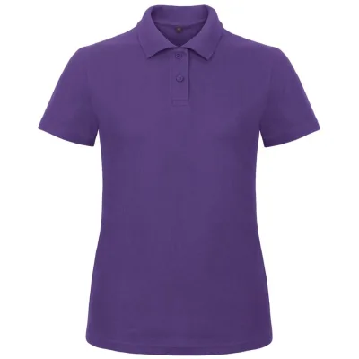 B&C Piqué Poloshirt Damen 01.ID10 Gr. XS purple