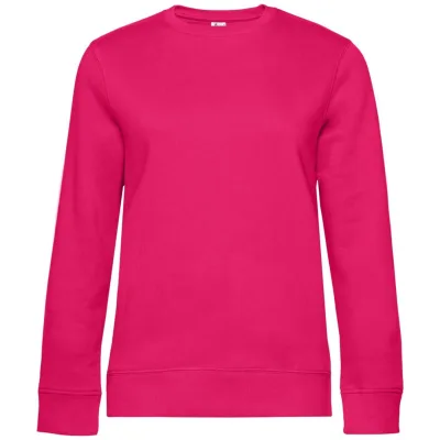 B&C Sweatshirt Damen 01.W01Q Gr. 2XL magenta pink