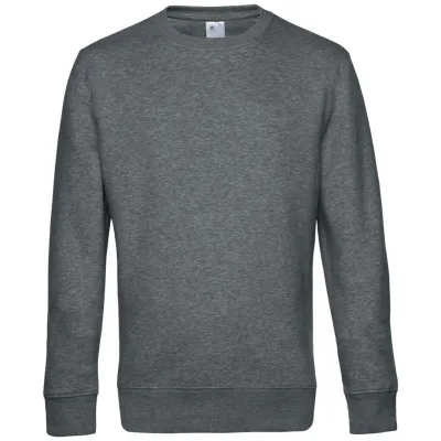 B&C Sweatshirt Herren 01.U01K Gr. 2XL heather mid grey