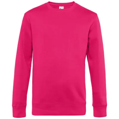 B&C Sweatshirt Herren 01.U01K Gr. 2XL magenta pink