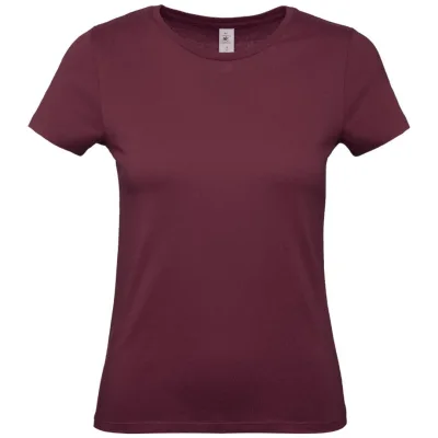 B&C T-Shirt Damen 01.002T Gr. 2XL burgundy