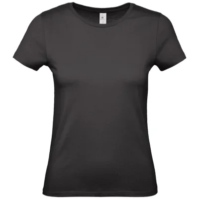 B&C T-Shirt Damen 01.002T Gr. L schwarz