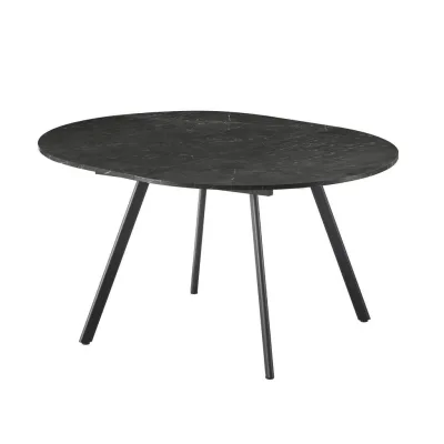 B&D Home Esstisch Anthrazit, Schwarz 120x76x120 cm