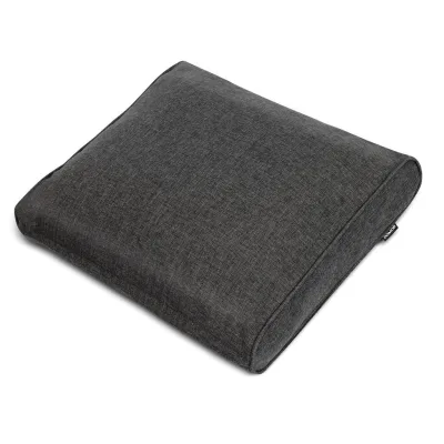 Beautissu Loungekissen Grau 60x8x60 cm