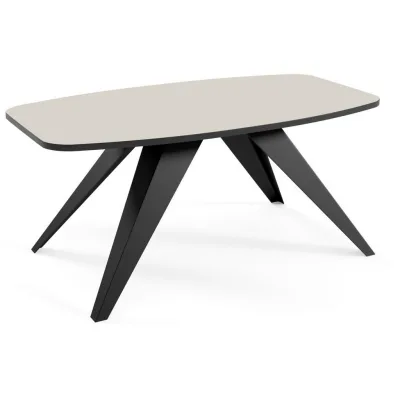 Beautysofa Couchtisch Kaschmir, Schwarz 60x48x120 cm