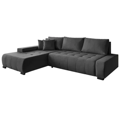 Beautysofa Eckschlafsofa Graphit 268x183 cm