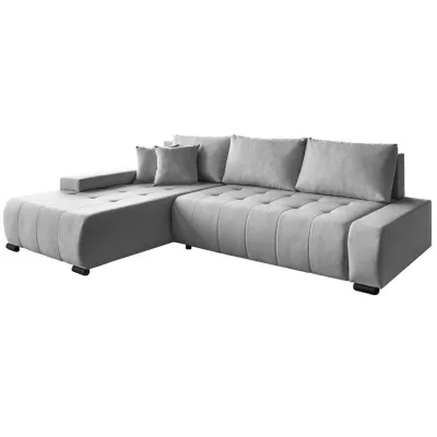 Beautysofa Eckschlafsofa Hellgrau 268x183 cm