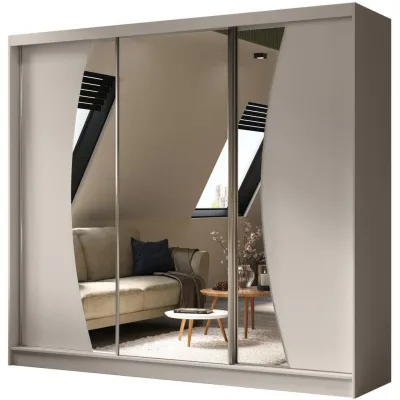 Beautysofa Schwebetürenschrank Kaschmir 240x216x61 cm