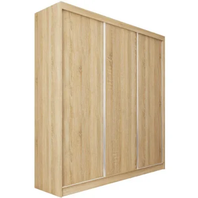 Beautysofa Schwebetürenschrank Sonoma Eiche 240x216x61 cm