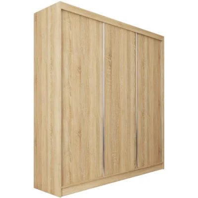 Beautysofa Schwebetürenschrank Sonoma Eiche 240x216x61 cm