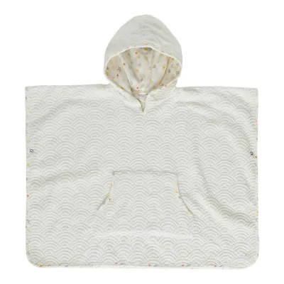 Bebe Jou Poncho Bohemian Garden Gelb, Grün, Weiß