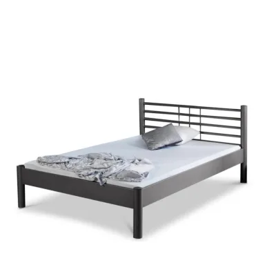 BED BOX Metallbett Dunkelgrau 160x210 cm