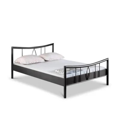 BED BOX Metallbett Dunkelgrau 200x220 cm