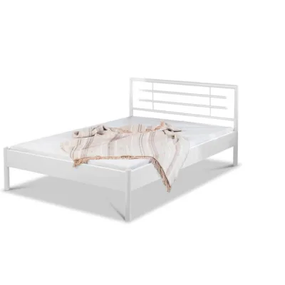 BED BOX Metallbett Weiß 160x200 cm