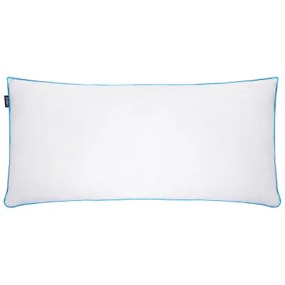 Beliani Kopfkissen Weiß, Blau 80x40 cm