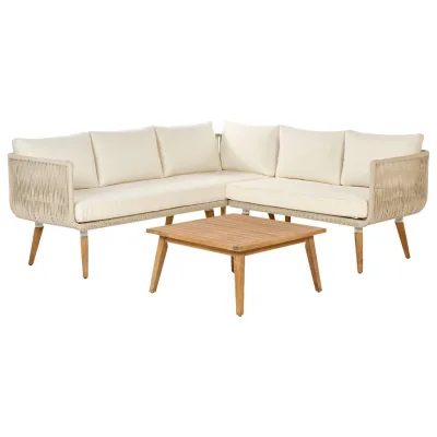 Beliani Lounge-Set Beige