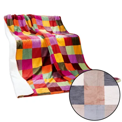 Bella Casa Wohndecke "Flanell-Sherpa" - ca. 150 x 200 cm