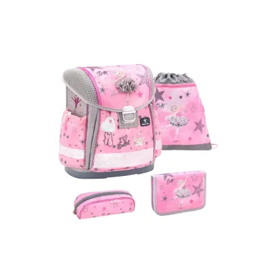 Belmil Classy ergonomisches Schulranzen-Set 4-teilig "Ballet Light Pink" mit Brustgurt