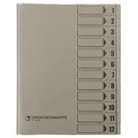 Bene Ordnungsmappe 250 g/m² 12 Fächer