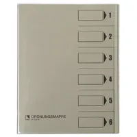 Bene Ordnungsmappe 250 g/m² 6 Fächer