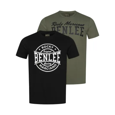 BENLEE Herren T-Shirt normale Passform Doppelpack DARCUT