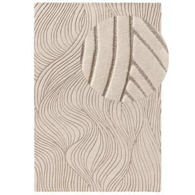 benuta Wollteppich Creme 200x300 cm